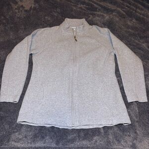 Tommy Bahama Grey Zip-Up Jacket